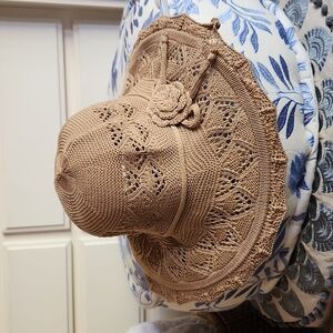 Crochet sun hat